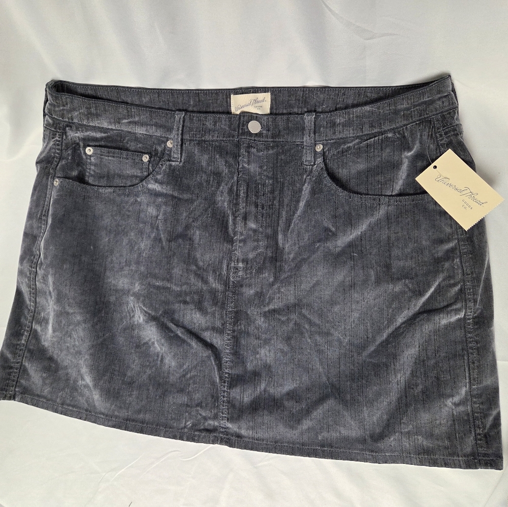 Universal Thread Stylish‎ Blue Denim Skirt Size 17